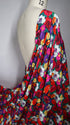Artlux ~ 'Damson' Multi | Navy Marocaine Viscose Crepe ~ Made in Italy ~ *Clearance Sale 30% Off